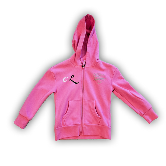 Zip-Up Hoodie Enfant (Rose)