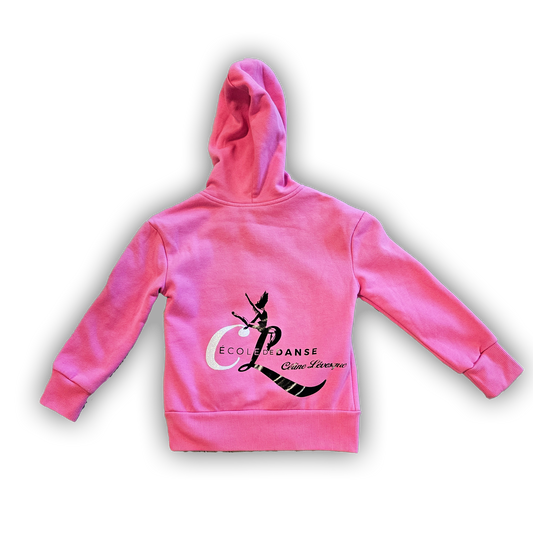 Zip-Up Hoodie Enfant (Rose)